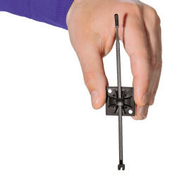 Opaska kablowa długość 210mm szerokość 4,7 mm HellermannTyton Nylon 66 -40 → +60°C