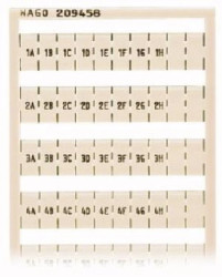 Ramka z oznacznikami 1A,1B-10H 209-458 /5szt./