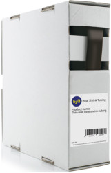Heatshrink tubing, 3:1, (19/6 mm), PO, crosslinked, black, BYB-5-90F2157