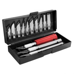 Nożyki modelarskie zestaw 13 sztuk SKALPEL