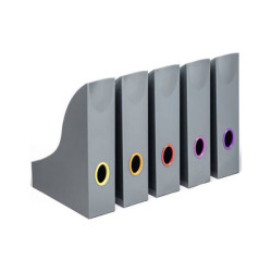 Durable 770657 VARICOLOR Magazine file A4 Grey Multicolour 5 pcs