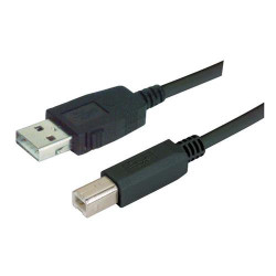 Kabel USB Złącze A USB A Złącze B USB B dł. 3m Przewód USB USB 2.0