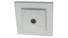 Gniazdo Pt Podtynkowe Pojedyncze Antenowe Tv Telewizyjne Końcowe Argo