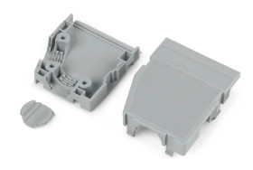 Obudowa zabezpieczająca przewody do wielowtyku 8-torowego raster 5mm 232-608 /25szt./