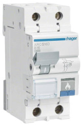 Przełącznik ochrony przeciwpożarowej Hager ARC925D, 2 styki, 230 V, 6 A