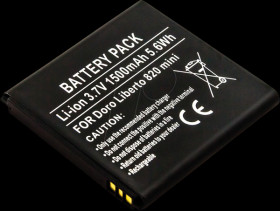 13303 Smartphone battery for Doro devices, Li-Ion, 1500 mAh