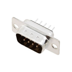 Encitech 2103-0100-01 D-Sub Pin Strip 9 Pins solder 180&#xB0; single piece