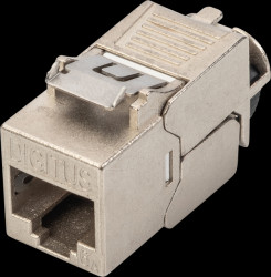 DN-93619-24 Keystone module, Cat.6a coupling, shielded