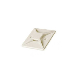 UCHWYT PODSTAWKA 20x20mm SAMOPRZYLEPNA DO OPASKI KABLOWEJ BIAŁA