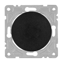 Włącznik światła krzyżowy, montaż podtynkowy, kolor czarny OVAL Electromalt, OVA1021B