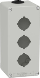 Enclosure, 80 x 175 x 77 mm, gray, for M25 cable entry, XAPD3603