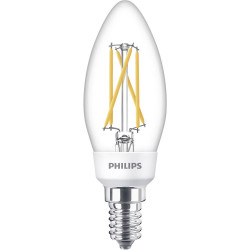 Philips 77215400 LED Candle Bulb Warm White Dimmable E14 5W EEC F