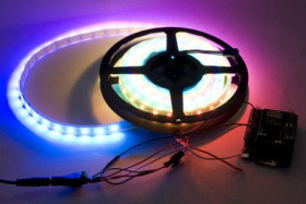 Bluetooth 4.0 RGB LED Strip Kit (Support iPhone & Android) [discontinued]