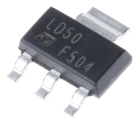 STMicroelectronics Regulator napięcia Powierzchnia LD1117S50CTR 15V SOT-223 4-pinowy