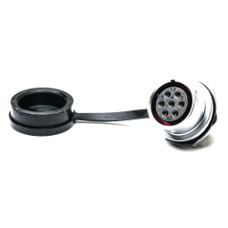 Złącze okrągłe 7-pinowe M20 Montaż przedni Gniazdo RS PRO Żeńskie IP67 SF20