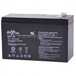 CP 1270 akumulator żelowy 12V 7 Ah MaxPower