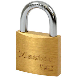 Master Lock 4140KA-4232 V Line Brass 40mm Padlock - Keyed Alike 4232