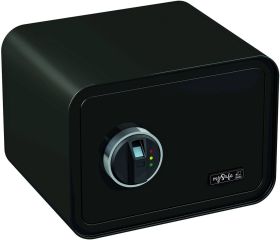 Basi 2018-0002-1100 mySafe 350 Na nośniki danych, Sejf przeciwwłamaniowy z czytnikiem linii papilarnych, z zamkiem klucz