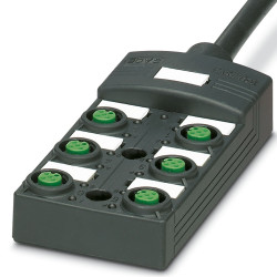 Skrzynka czujnika porty: 6 M12 kabel: 5m