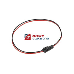 Złącze 2-stykowe DC kpl. mini z przew. szybkozł. JST SM 2,54mm 2 pin wty