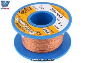 CP-15B plecionka miedziana 1,5mm 30metrów GOOTWICK