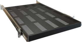 Sliding shelf, steel, (W x H x D) 480 x 68 x 705 mm, black, RSVS1926BK1