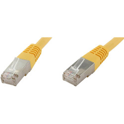 econ connect F6TP0,5GE RJ45 Network Patch Cable Yellow Cat 6 S/FTP 0.50m