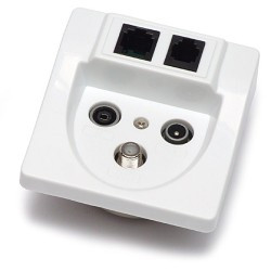 GNIAZDO KOŃCOWE SIGNAL RTV-SAT-RJ45 (R694043)