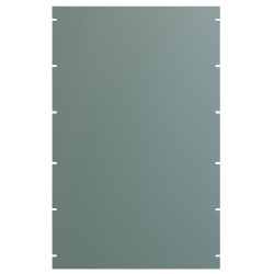 Hammond PBPA19029GY2 17U 19&quot; Rack Aluminium Blank Panel ASA61 Grey 483 x 3 x 756