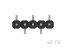 Złącze szpilkowe 4-pinowe AMPMODU raster: 2 mm Prosty 1-rzędowe TE Connectivity Powierzchnia 125 V Bez osłony