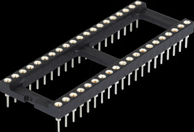 001-2-040-6-B1STF-XT0 Precision IC-Socket, 40 pin, 2,54