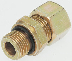 Złączka pneumatyczna G 3/8 męskie Wciskane 12 mm Parker Adapter gwintowany prosty Gwint-rura Liniowy G 3/8 męskie