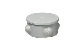 Puszka natynkowa okrągła samogasnąca 960 stopni C seria 400A IP44fi80x40 EC400C2A