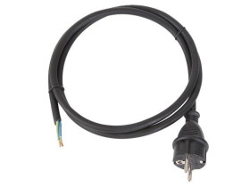 Velleman Power cord -rubber - 1.5 m - 3g2.5 - cee 7/7 plug to open end