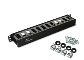 Organizer kabli 1U, poziomy, zamykany (OGF-PM) GETFORT
