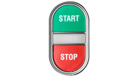 Przycisk Sterowniczy 22Mm Podwójny Zielono/Czerwony Podświetlany Kryty Z...