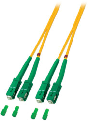 Duplex-jumper, SC to SC, 0.5 m, OS2, singlemode 9/125 µm, O2561.0,5