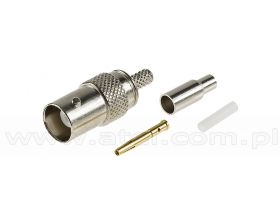 Gniazdo BNC zaciskane na przewód RG174