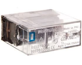 Przekaźnik przemysłowy 1P 16A 24V DC złącze wtykowe RCI314024 8869810000 /10szt./
