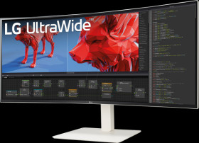 38BR85QC-W.AEU 95 cm curved monitor, 1600p, USB-C, LAN, speakers