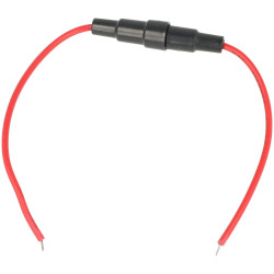 Gniazdo bezpiecznika 5 x 20 mm z przewodami
