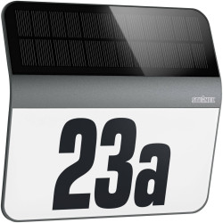 Steinel 35730 XSolar Solar-powered Illuminated House Numbers Cool White