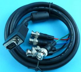 KABEL HDB15M/5xWT.BNC 1,8mb RGB+SYN.H/V