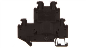 Złączka Szynowa 2-Piętrowa 2,5Mm2 Czarna Ex Uttb 2,5 Bk 3044637 /50Szt./