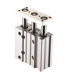 Siłownik z prowadzeniem skok 50mm RS PRO Ø 25mm 103.5 x 91 x 38mm 103.5mm