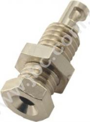 221 Gniazdko nieizolowane 2mm przyłącze przykręcane, ELECTRO-PJP, 221