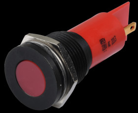 Q16F1BXXR220E Indicator LED, 220 V AC, 16 mm, FASTON, red/BlC