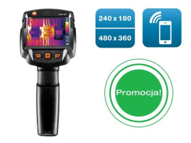 Kamera termowizyjna / Made in Germany / 160x120 pikseli / Oprogramowanie PC IRSOFT / Testo 865
