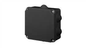 Puszka Hermetyczna N/T Pk-2 108X108x58mm Pusta Ip55 Czarna 0222-09