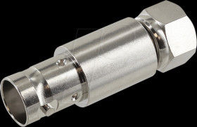 100023644 BNC socket/F plug adapter